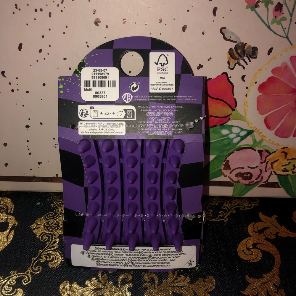 Beetlejuice Scalp massager -Hairbrush - Picture 3 of 3